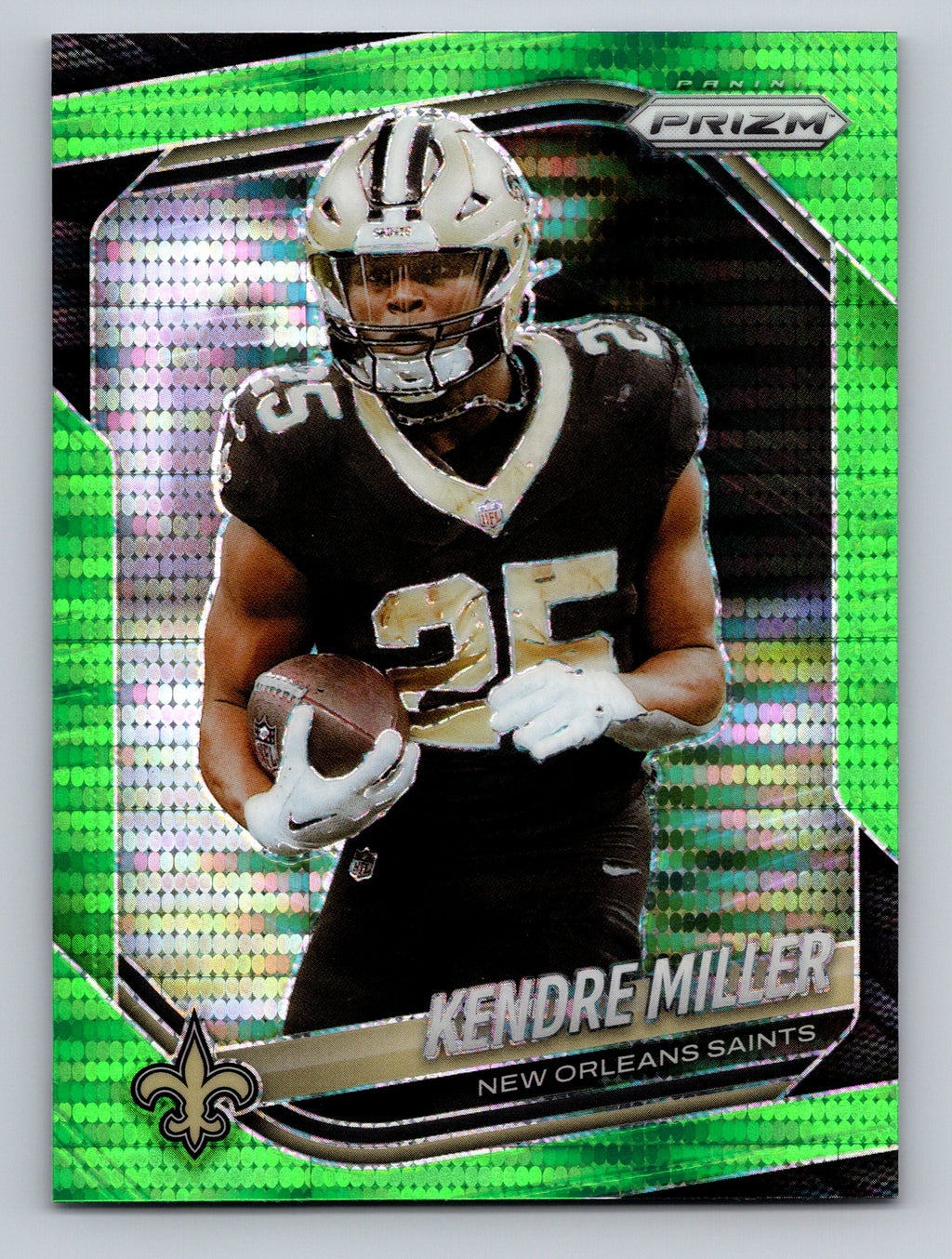 2025 Panini Prizm #191 Kendre Miller Neon Green Pulsar