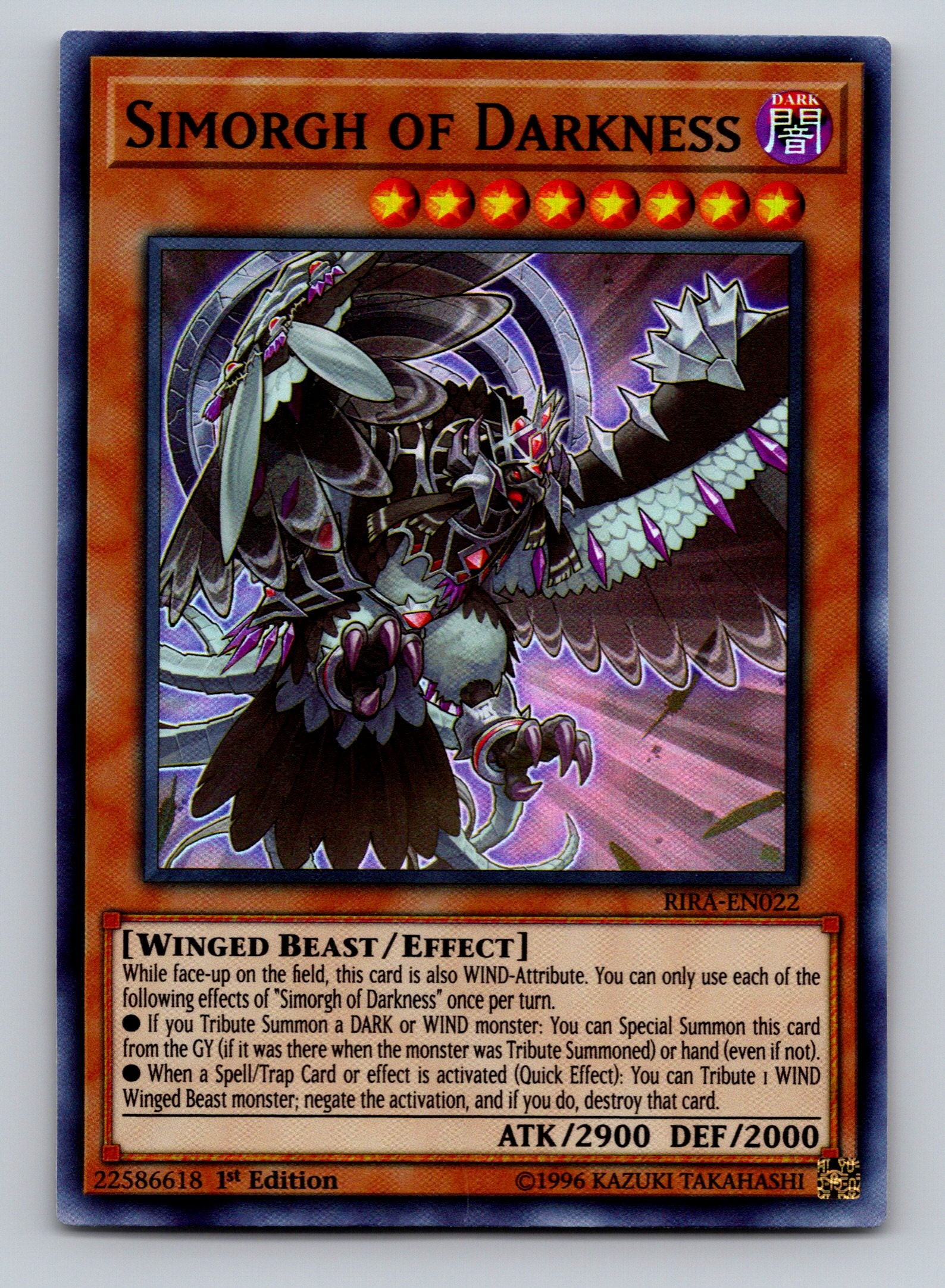 Rising Rampage #RIRA-EN022 Simorgh of Darkness