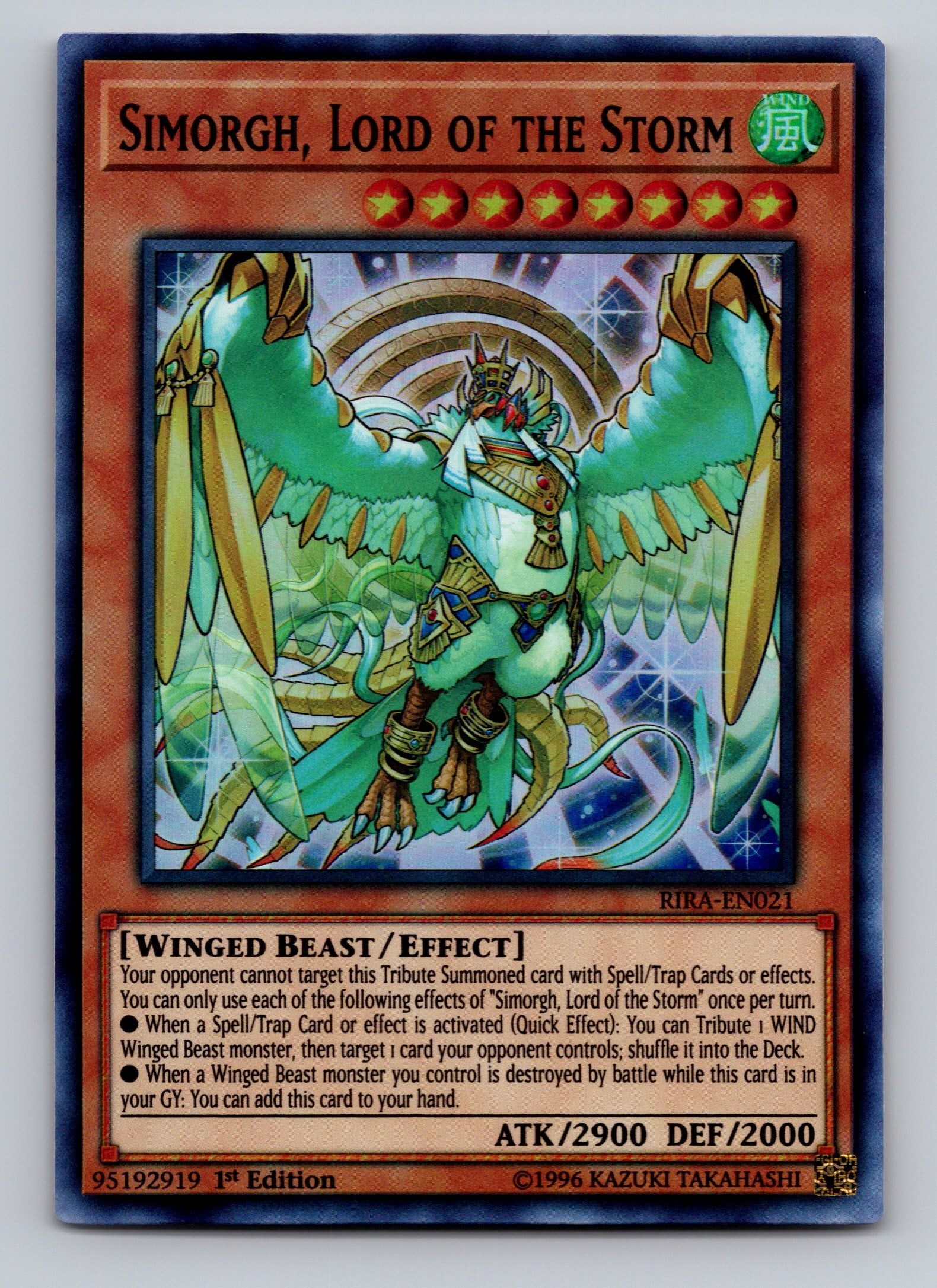 Rising Rampage #RIRA-EN021 Simorgh, Lord of the Storm