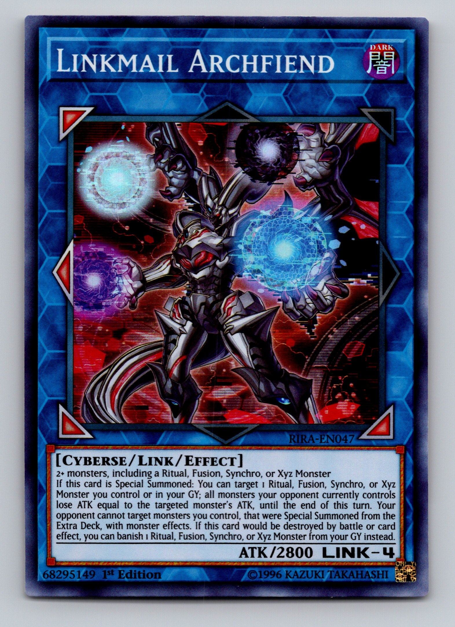 Rising Rampage #RIRA-EN047 Linkmail Archfiend