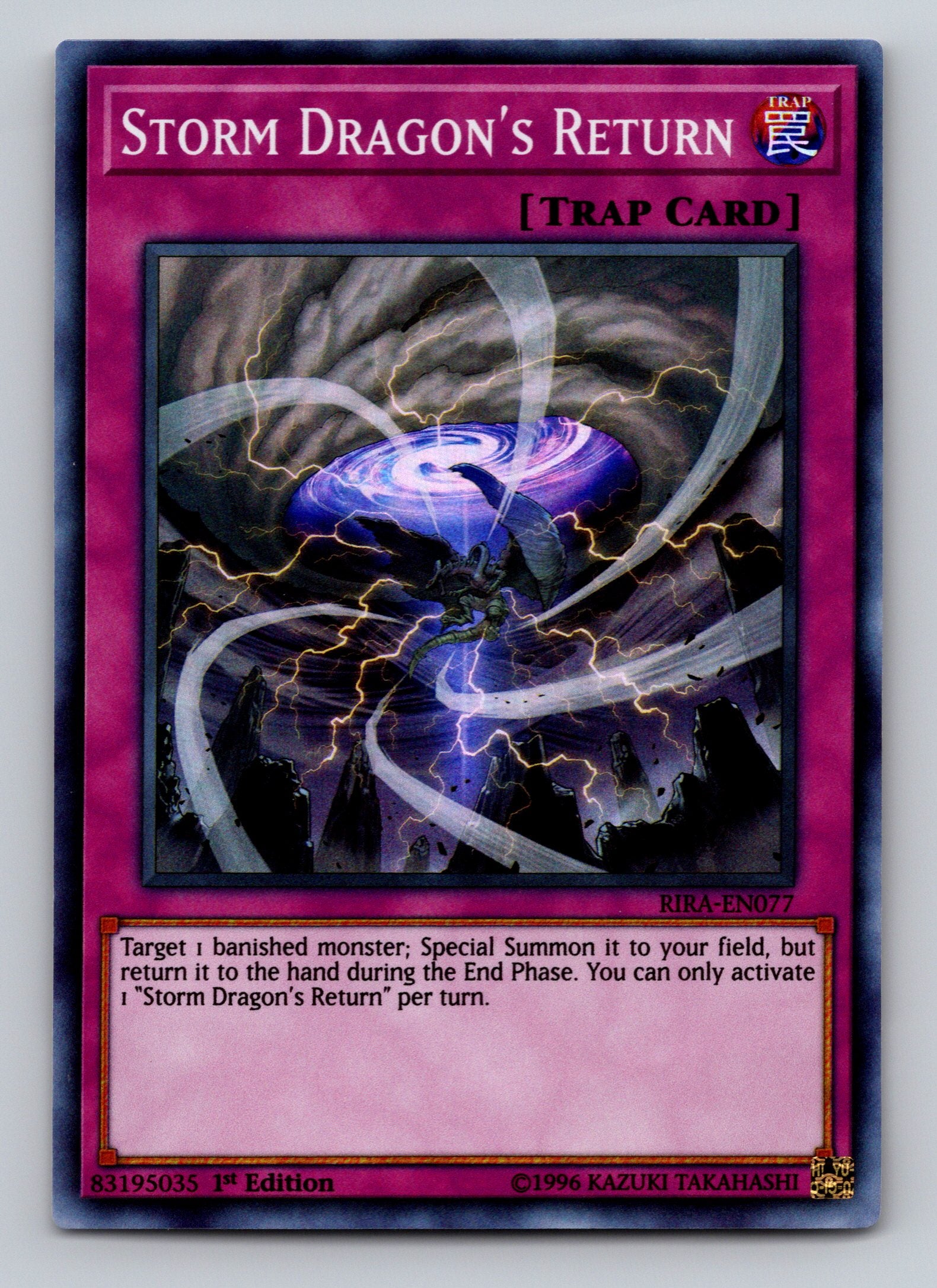 Rising Rampage #RIRA-EN077 Storm Dragon's Return