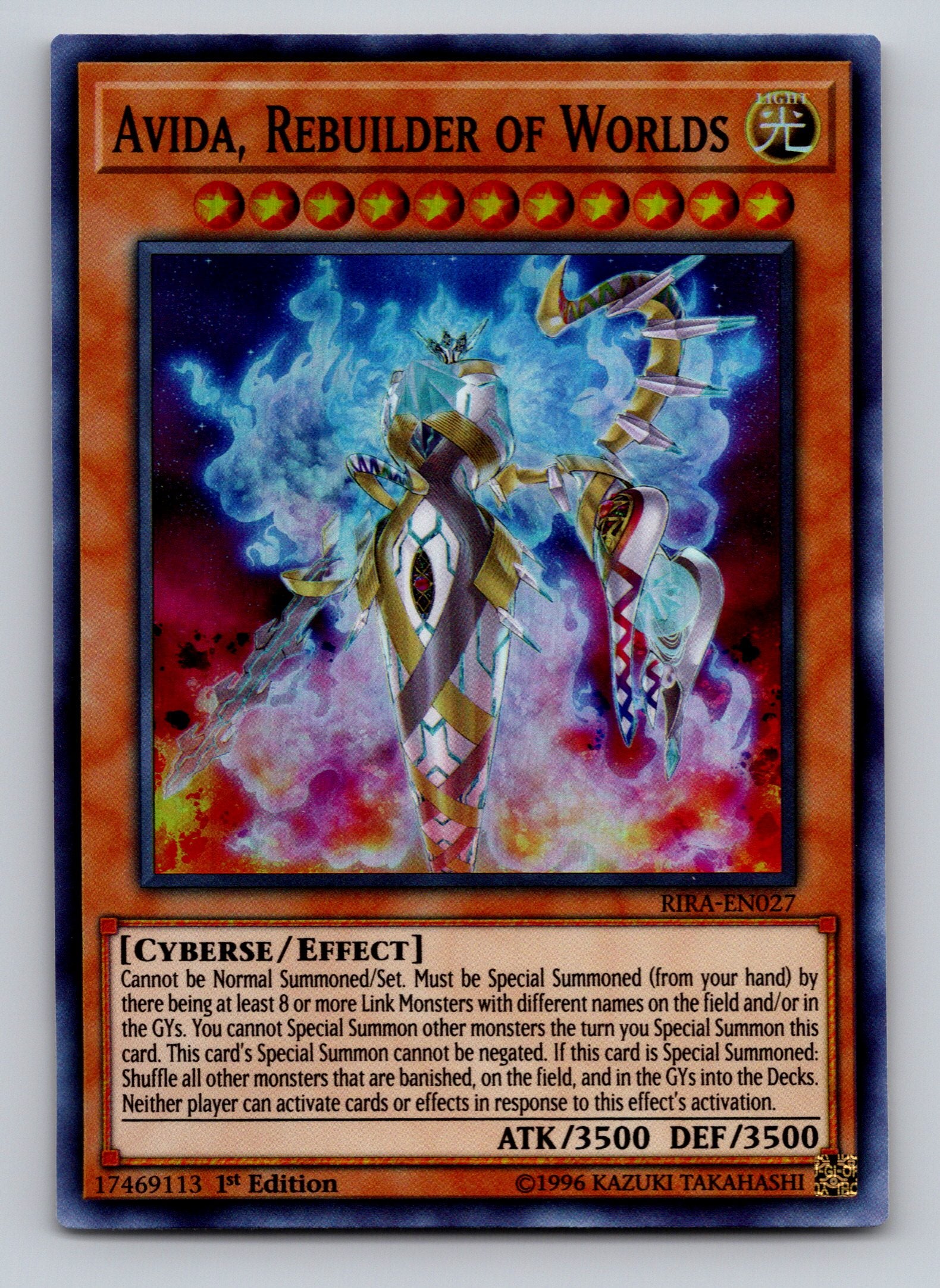 Rising Rampage #RIRA-EN027 Avida, Rebuilder of Worlds