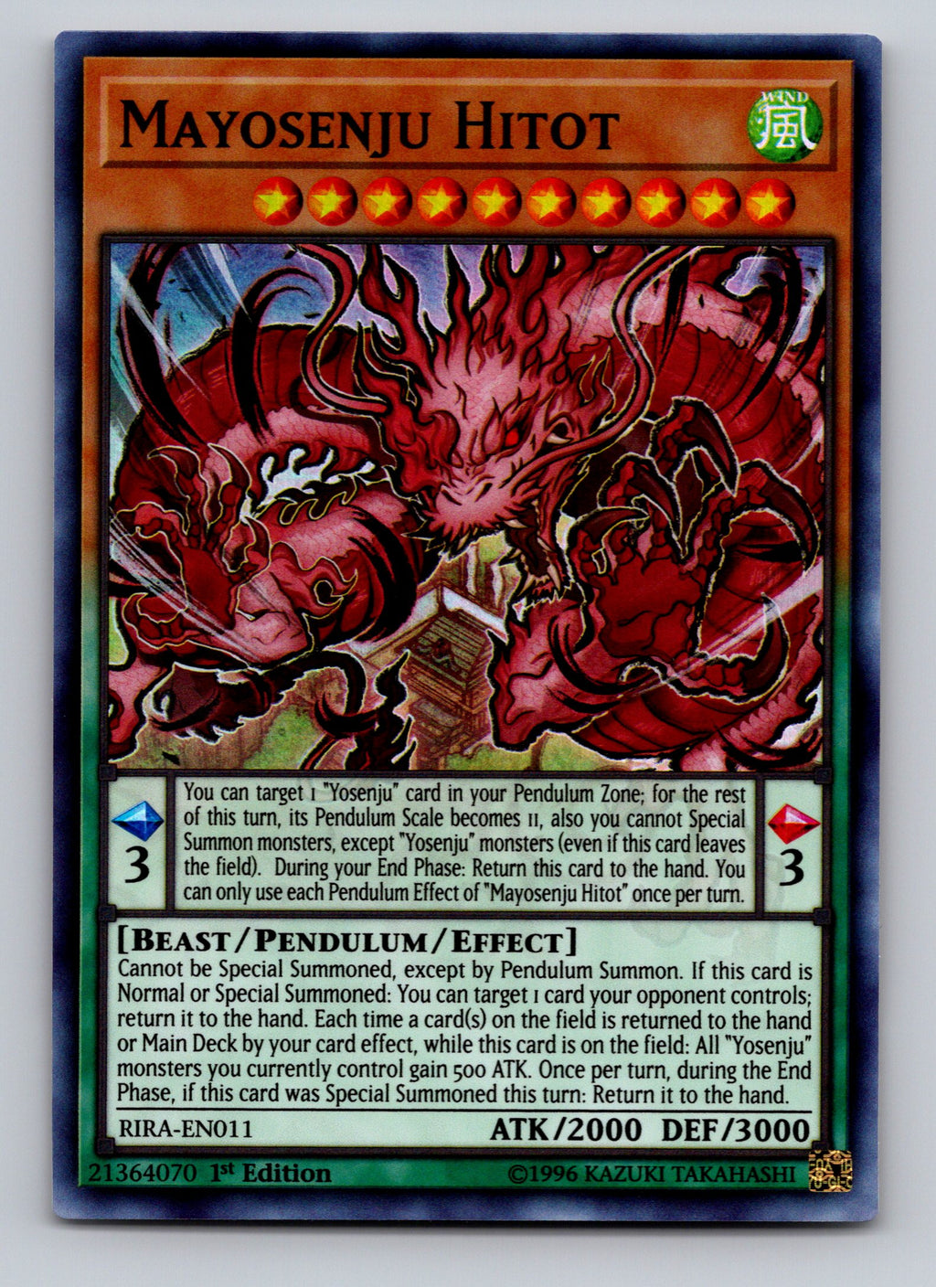 Rising Rampage #RIRA-EN011 Mayosenju Hitot