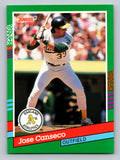 1991 Donruss #536 Jose Canseco