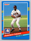 1991 Donruss #341 Francisco Cabrera