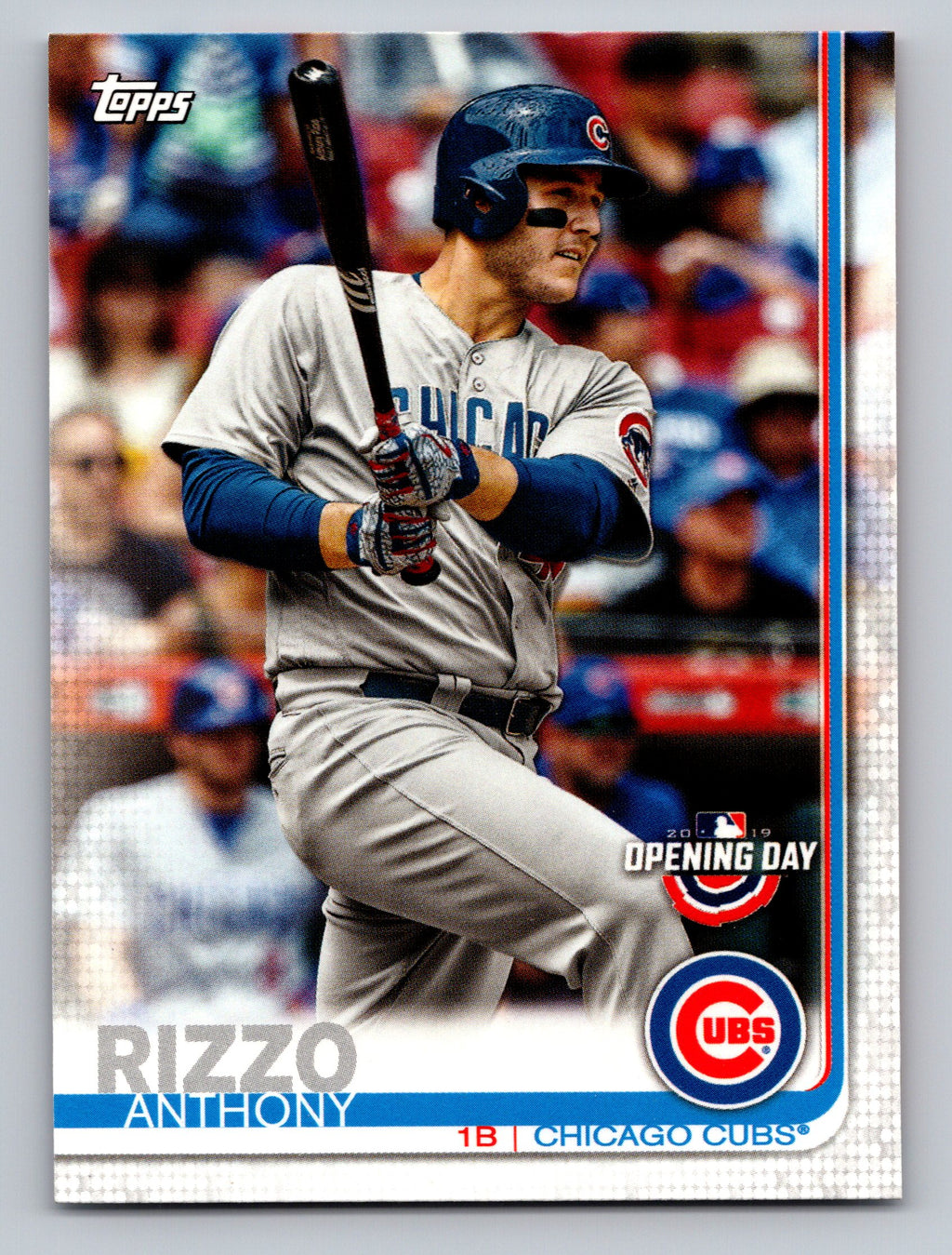 2019 Topps #596 Anthony Rizzo 582 Montgomery