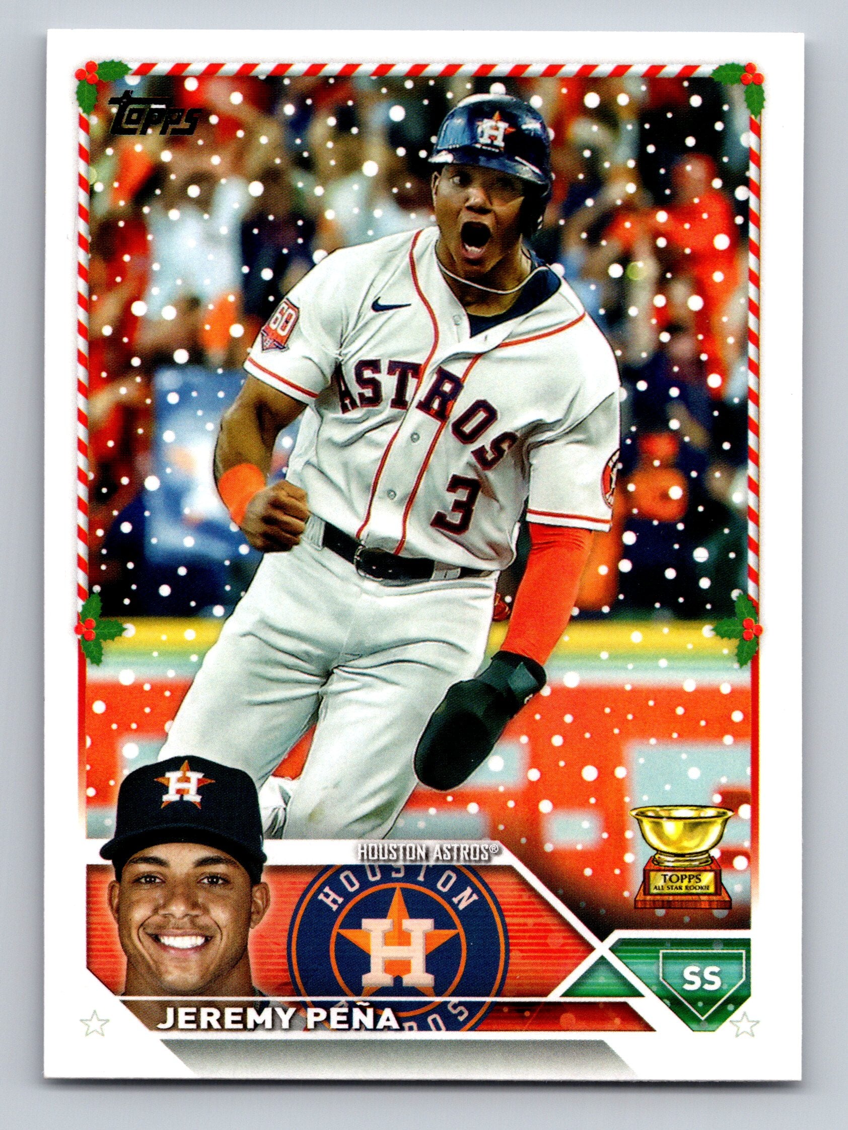 2023 Topps Holiday #H192 Jeremy Peña