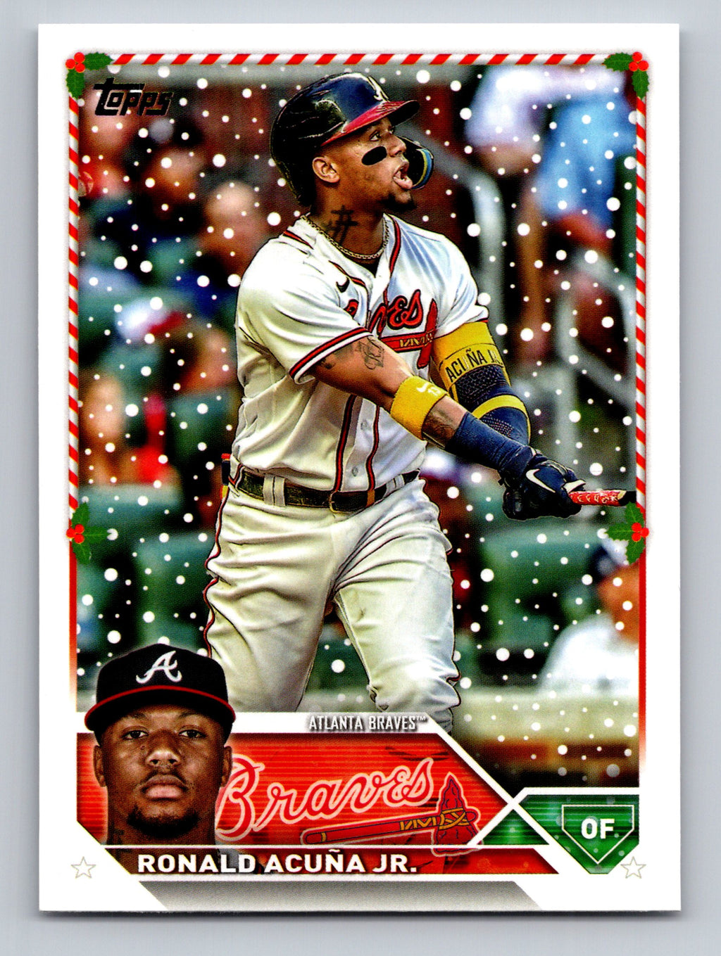 2023 Topps Holiday #H43 Ronald Acuña Jr.