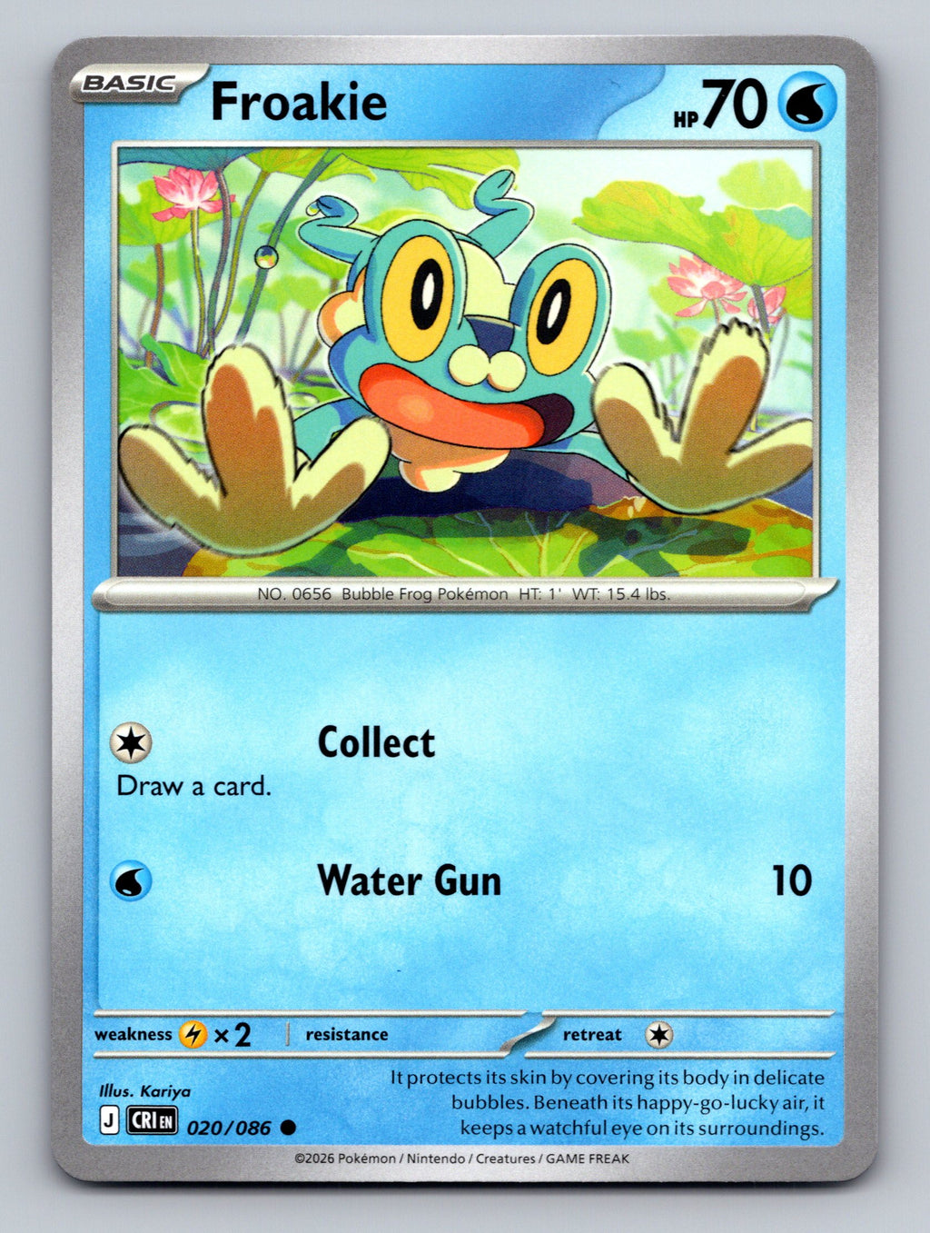 ME04: Chaos Rising #020/086 Froakie