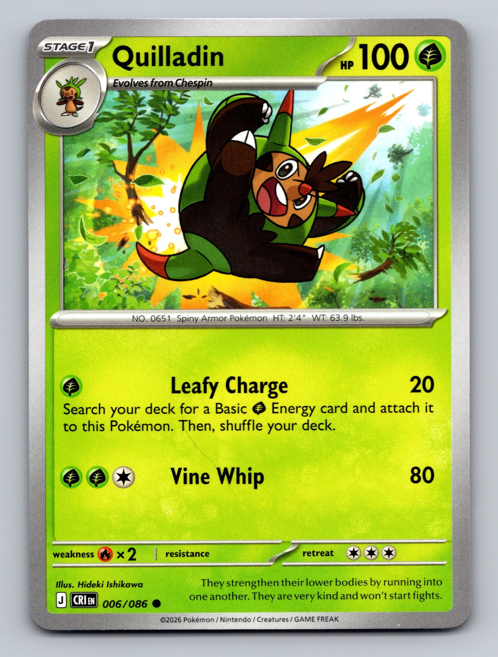 ME04: Chaos Rising #006/086 Quilladin