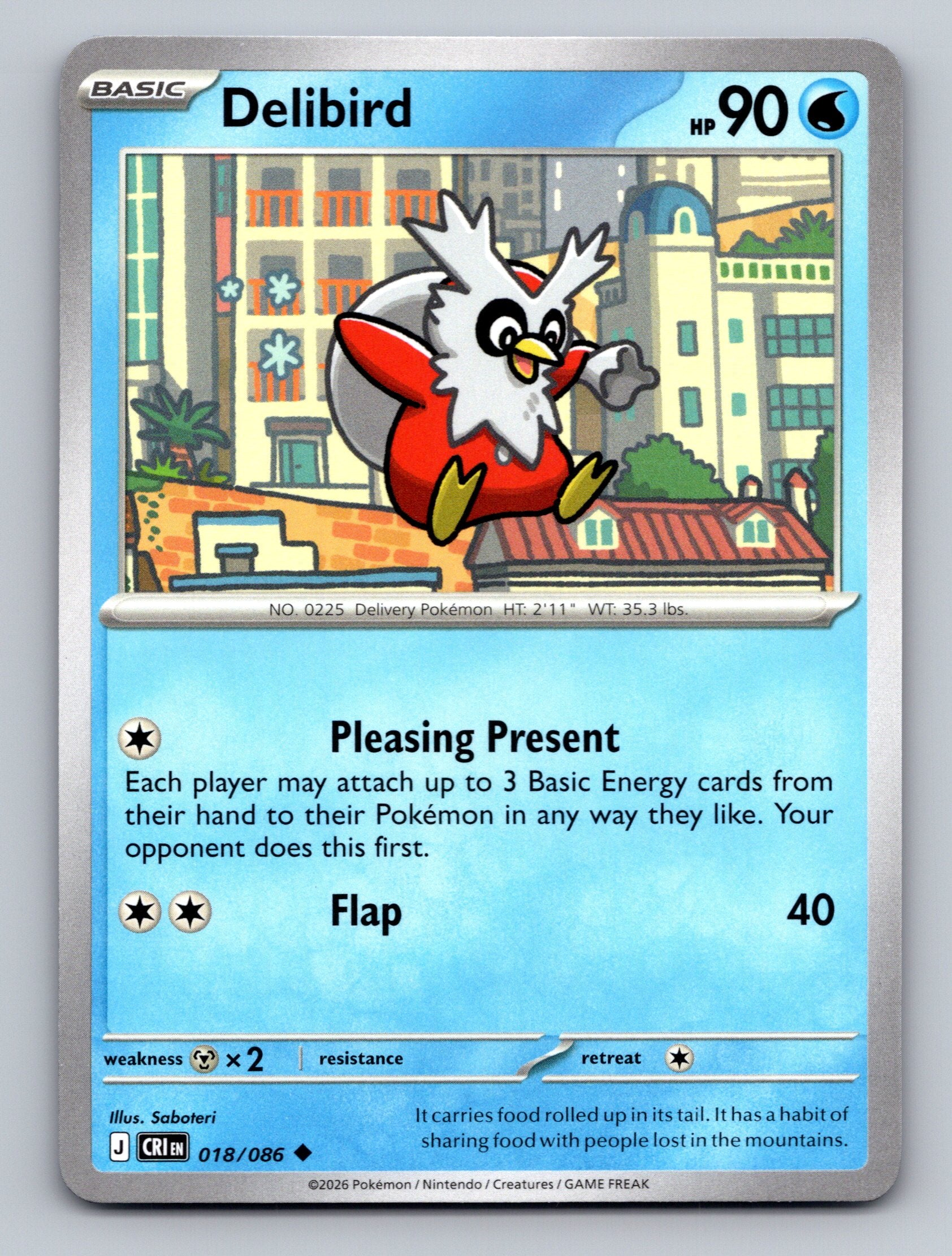 ME04: Chaos Rising #018/086 Delibird