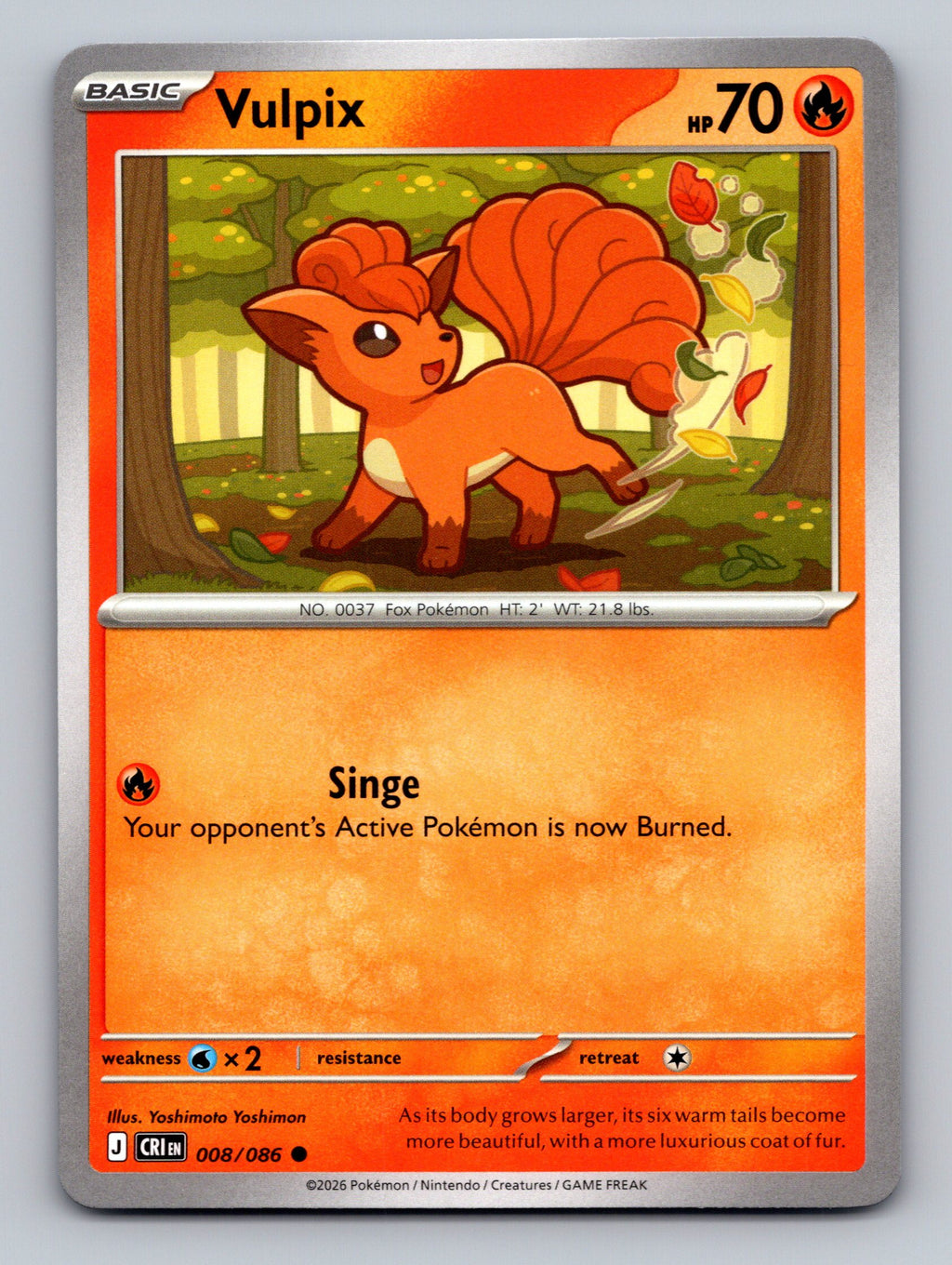 ME04: Chaos Rising #008/086 Vulpix