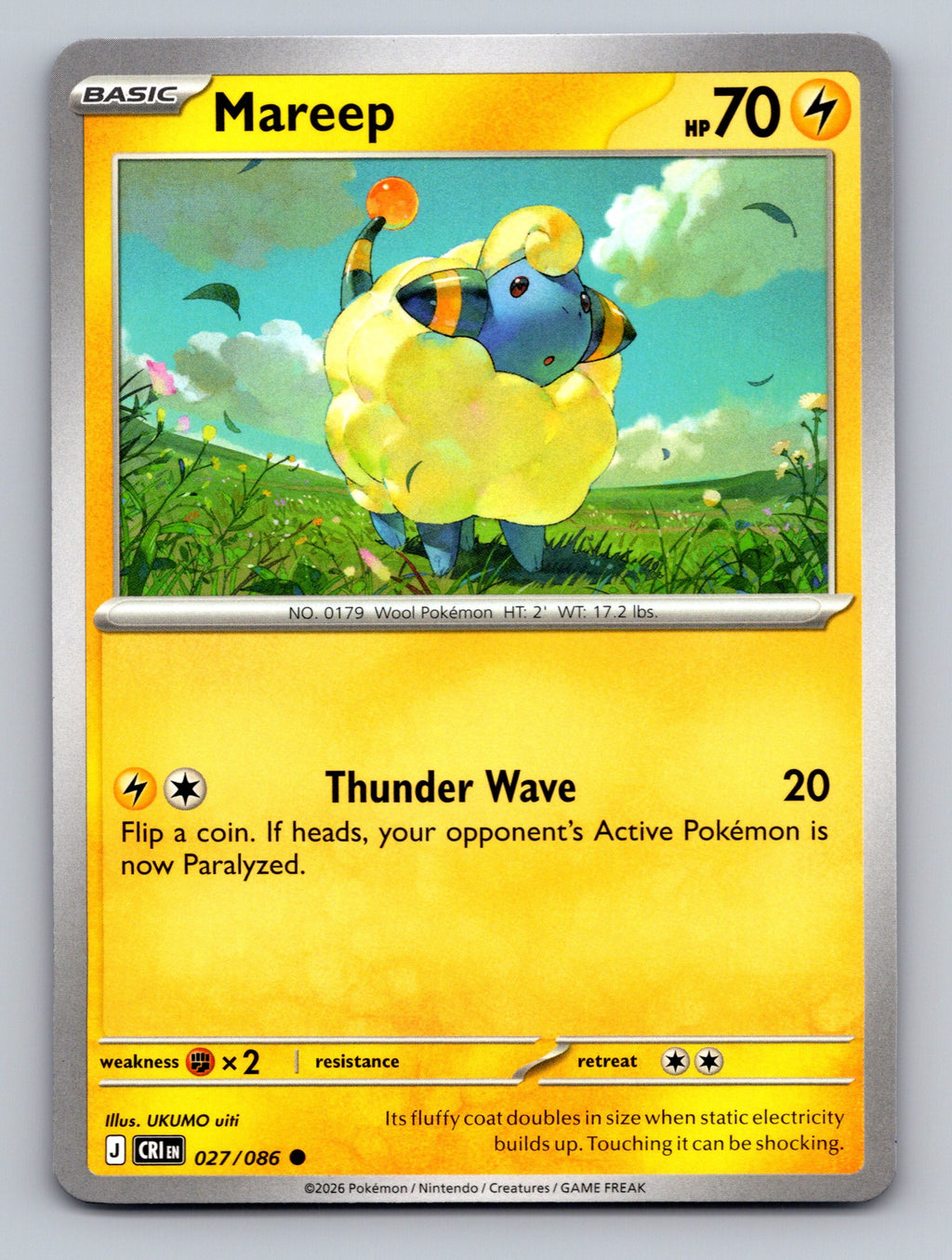 ME04: Chaos Rising #027/086 Mareep