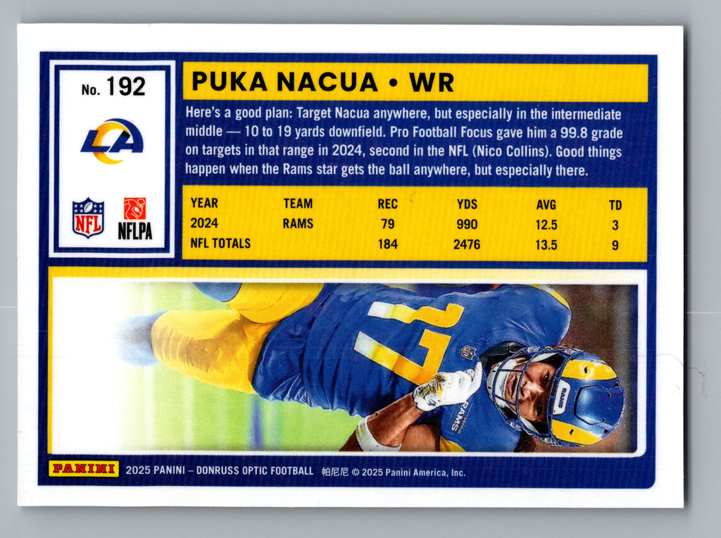 2025 Donruss Optic #192 Puka Nacua