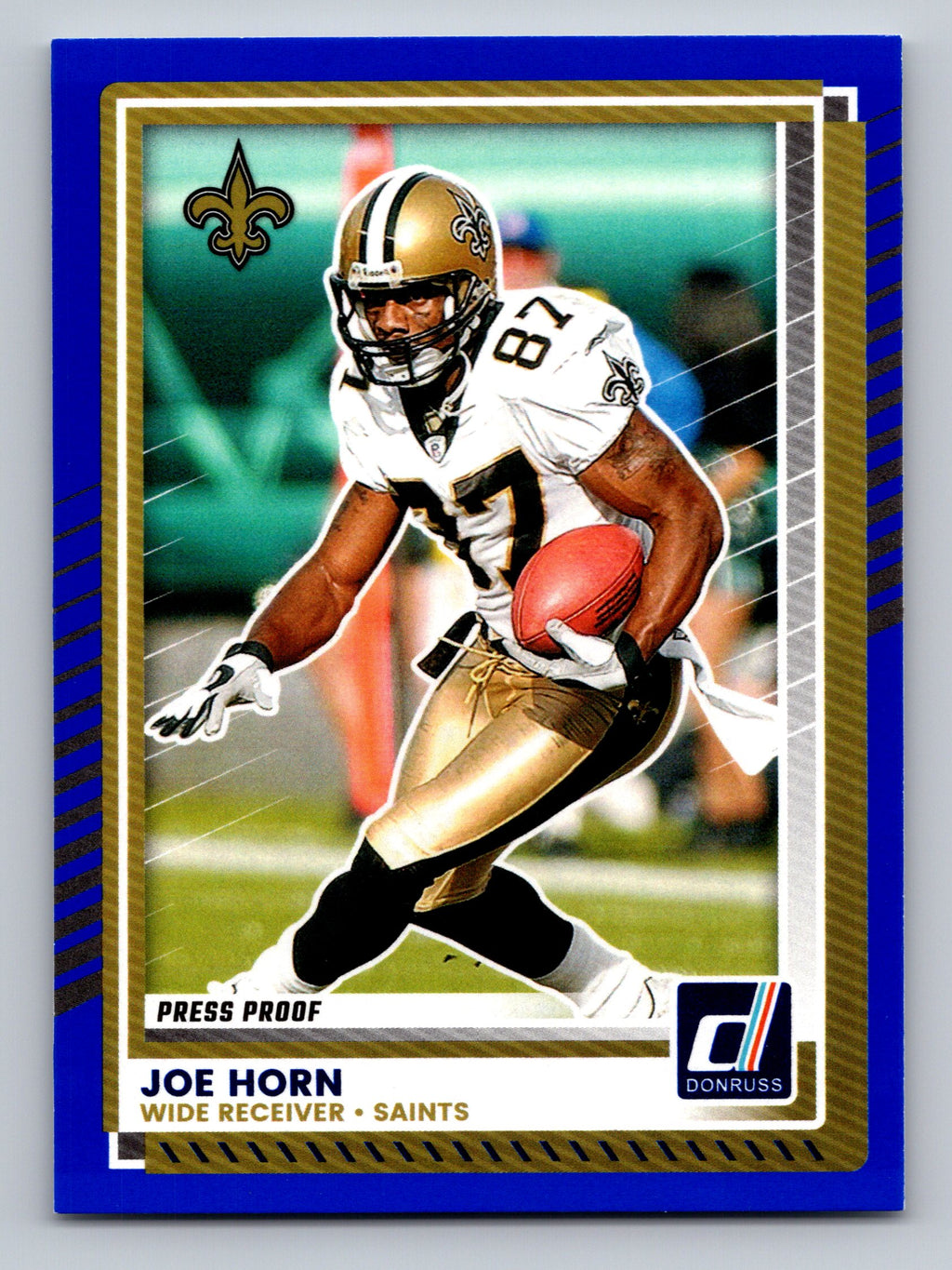 2025 Donruss #147 Joe Horn Press Proofs Blue