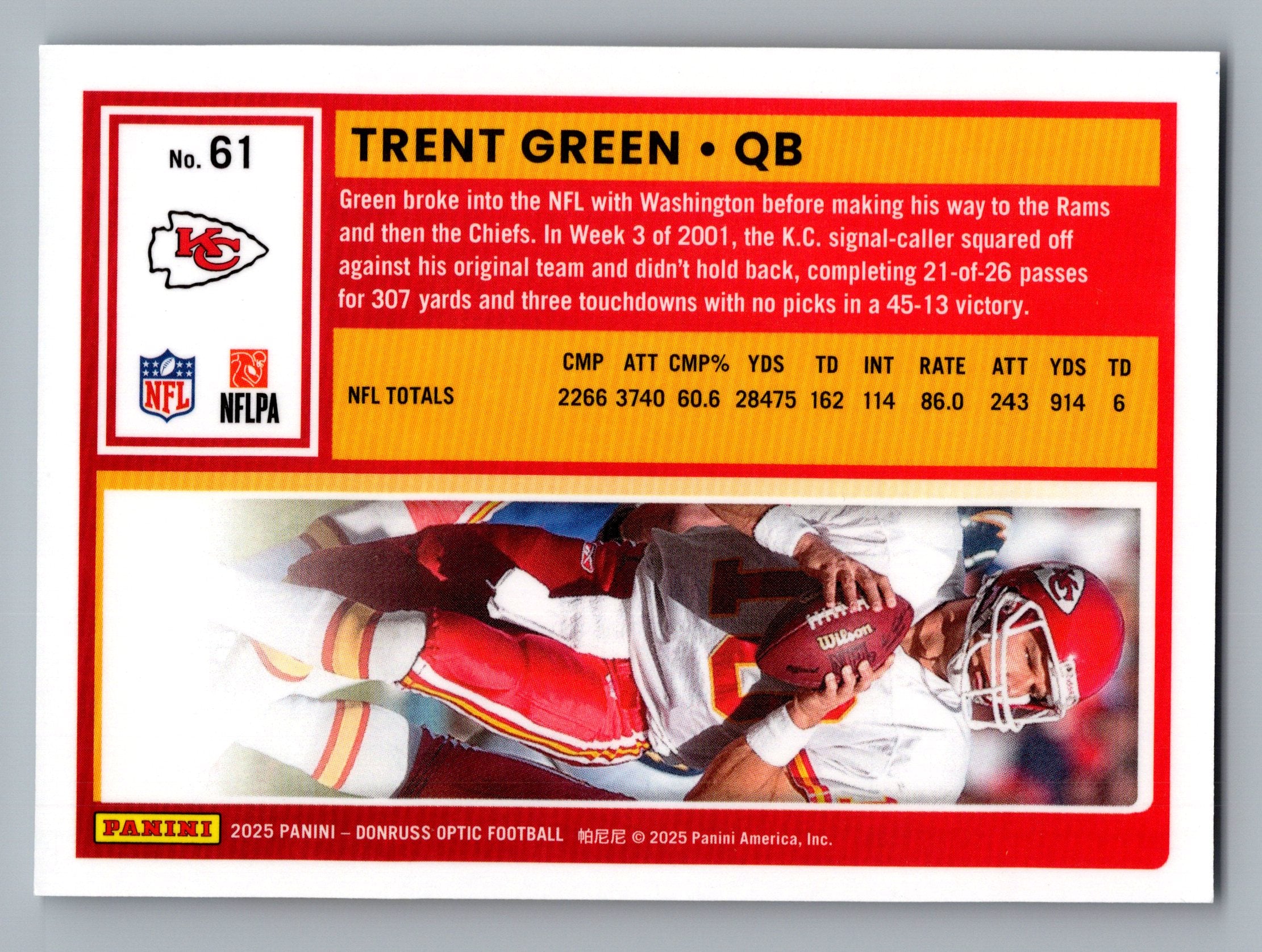 2025 Donruss Optic #61 Trent Green