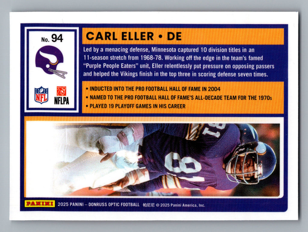 2025 Donruss Optic #94 Carl Eller