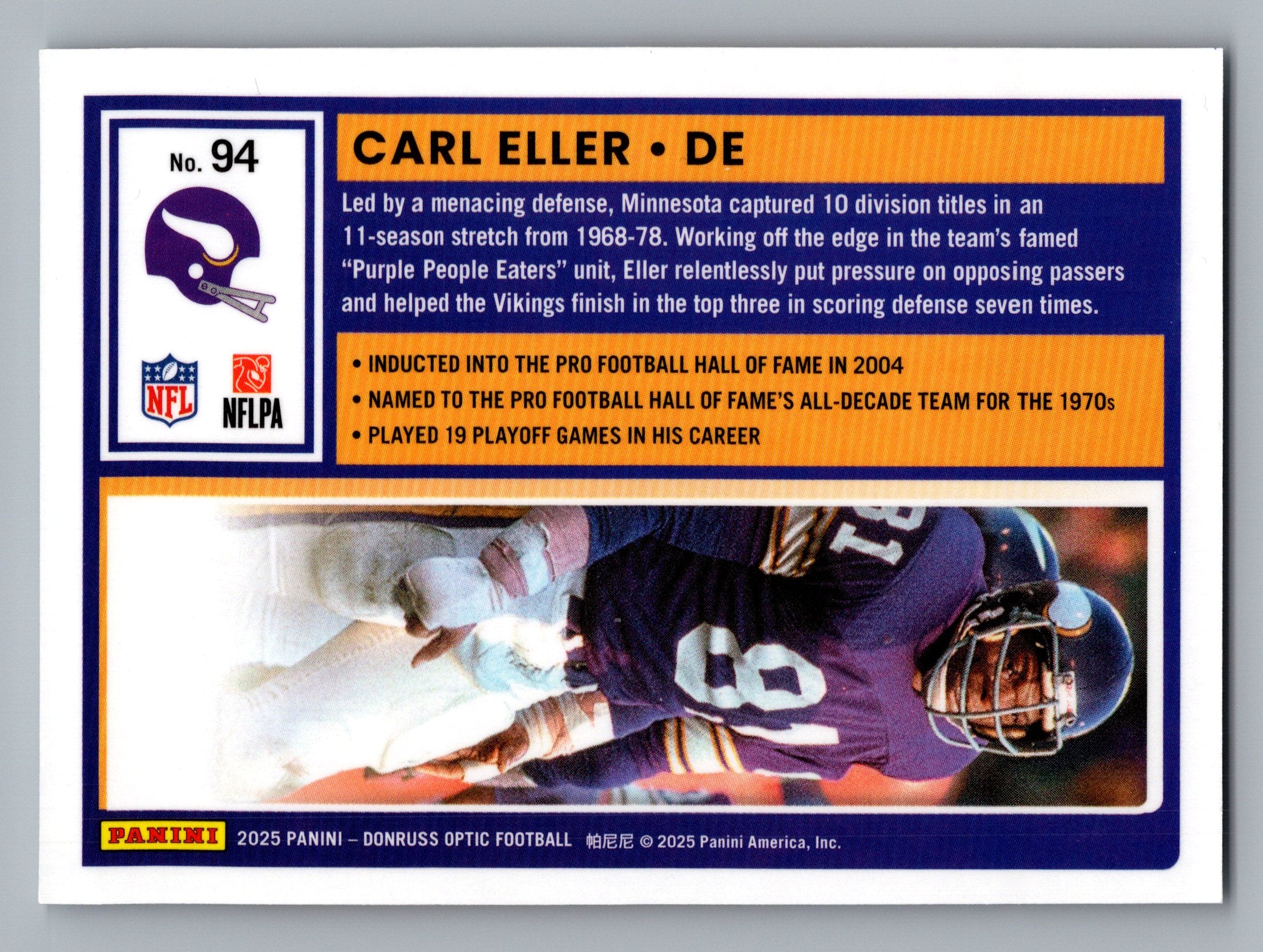 2025 Donruss Optic #94 Carl Eller