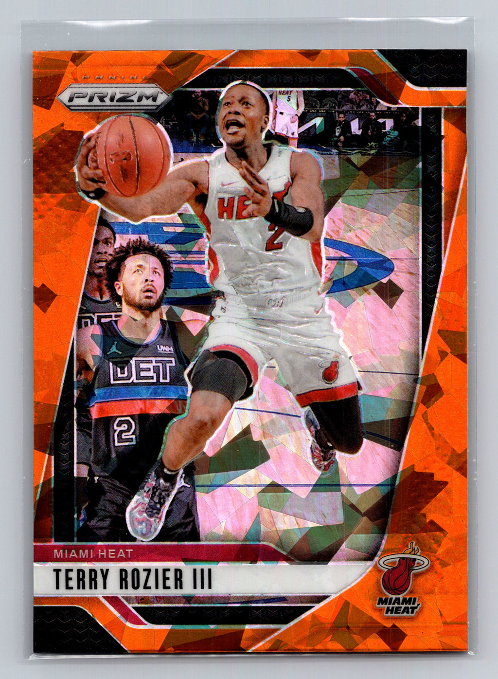 2024-25 Panini Prizm #142 Terry Rozier III Prizms Orange Ice