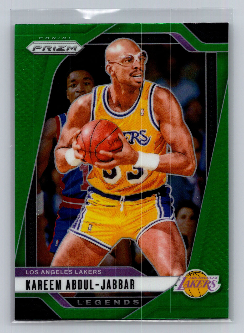 2024-25 Panini Prizm #279 Kareem Abdul-Jabbar Prizms Green