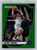 2024-25 Panini Prizm #100 Anthony Edwards Prizms Green