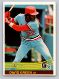 1984 Donruss #425 David Green
