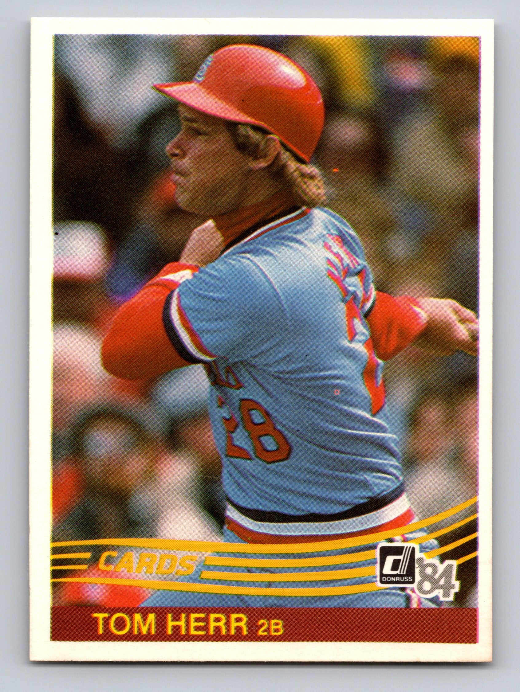 1984 Donruss #596 Tom Herr