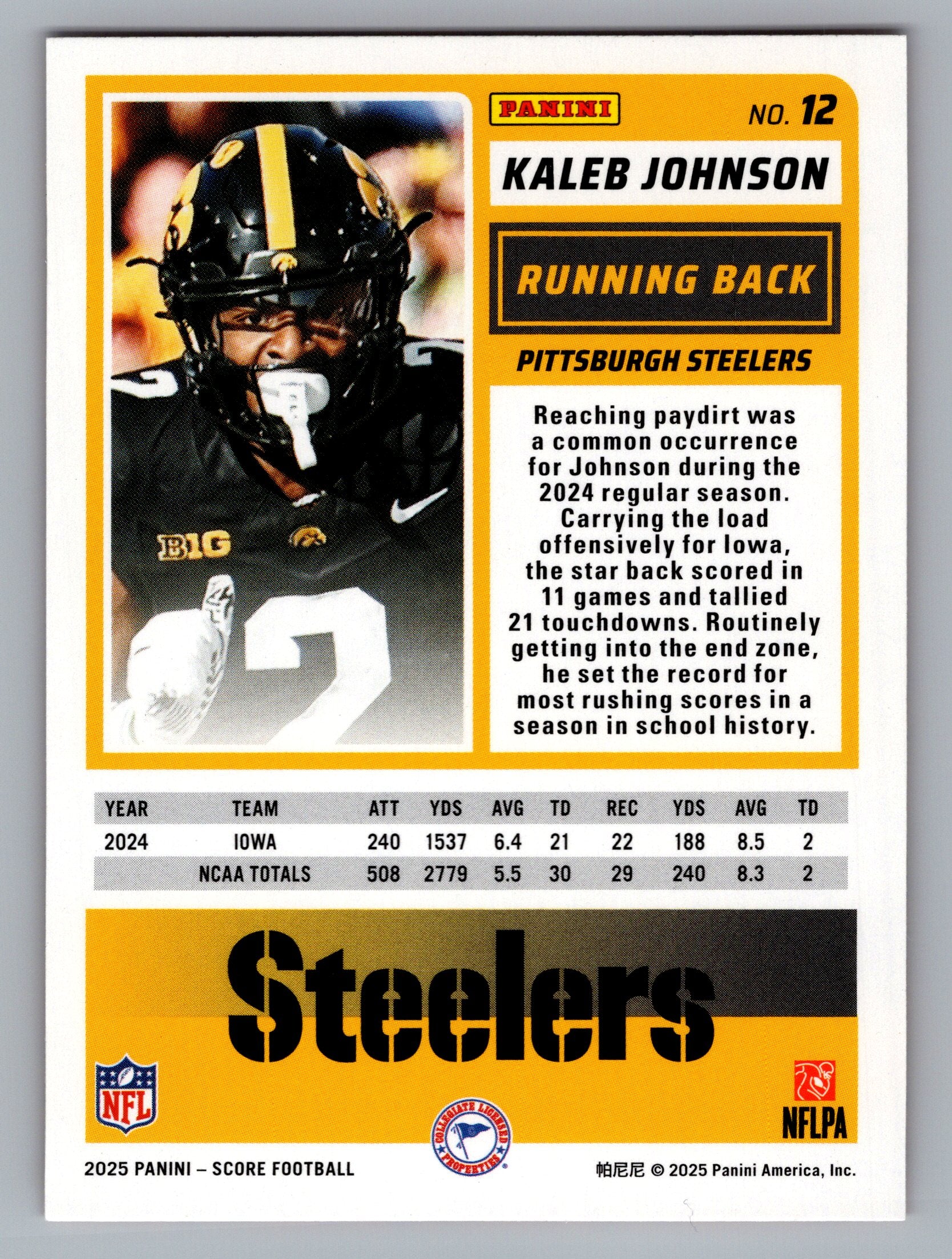 2025 Score-A-Treat #12 Kaleb Johnson