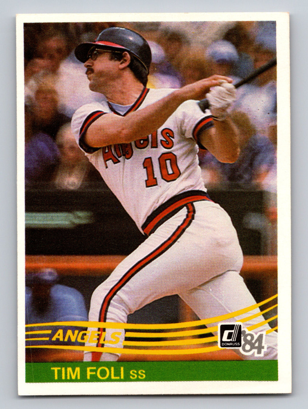 1984 Donruss #474 Tim Foli