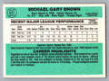 1984 Donruss #517 Mike Brown