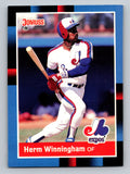 1988 Donruss #581 Herm Winningham