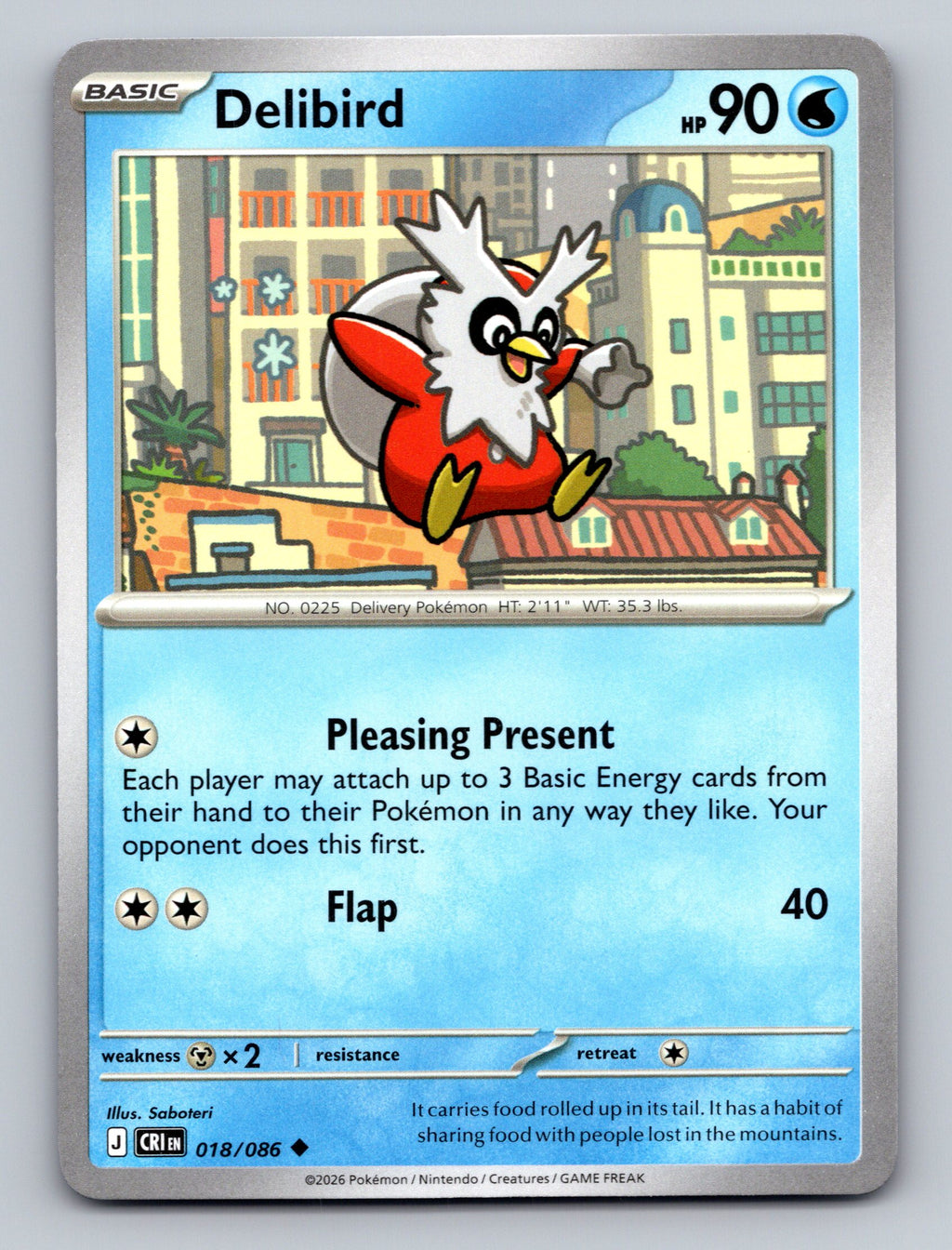 ME04: Chaos Rising #018/086 Delibird