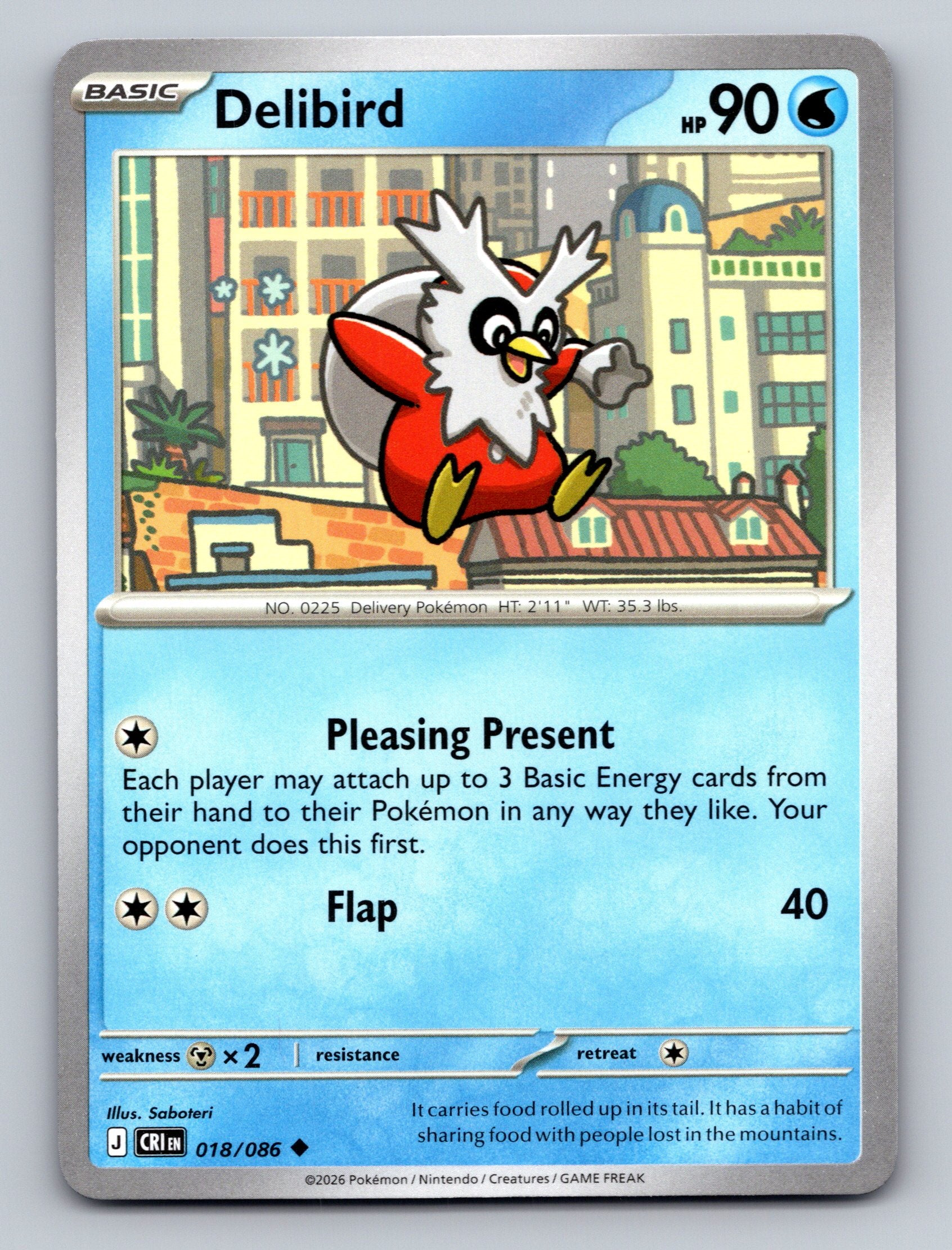 ME04: Chaos Rising #018/086 Delibird