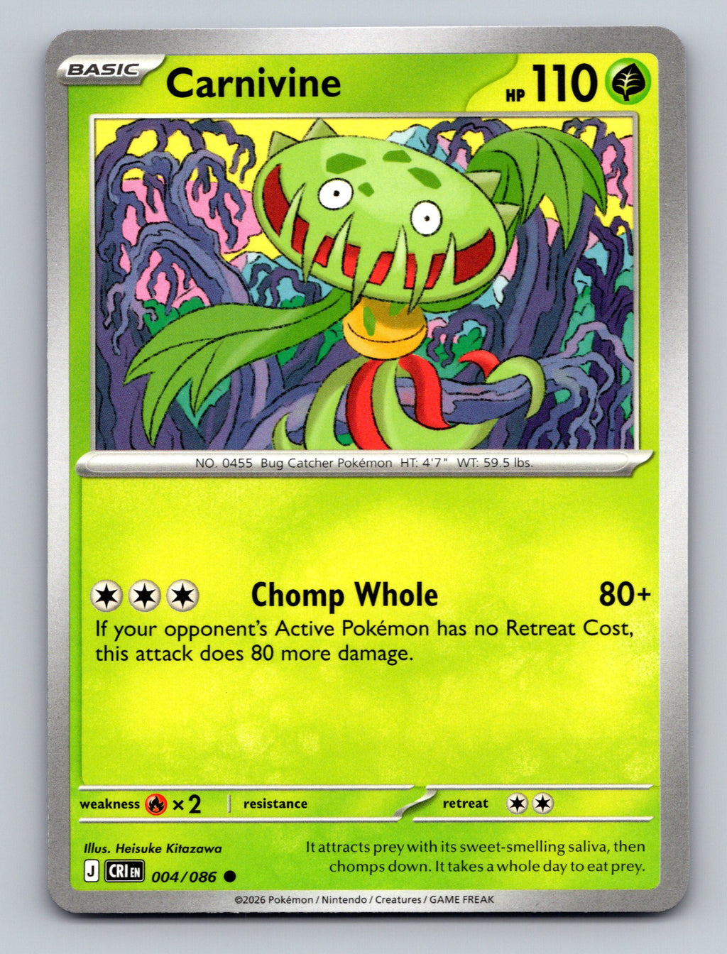 ME04: Chaos Rising #004/086 Carnivine