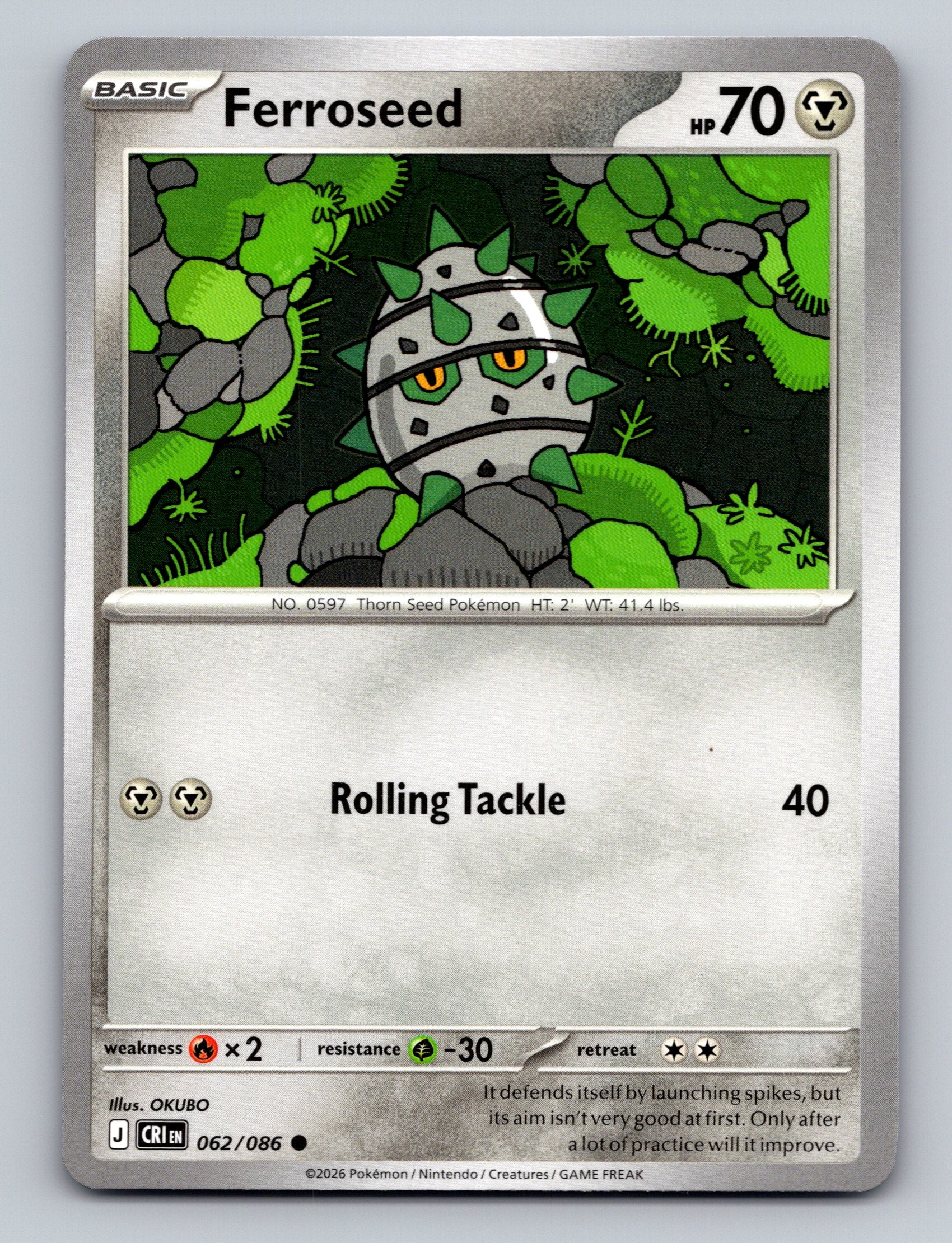 ME04: Chaos Rising #062/086 Ferroseed