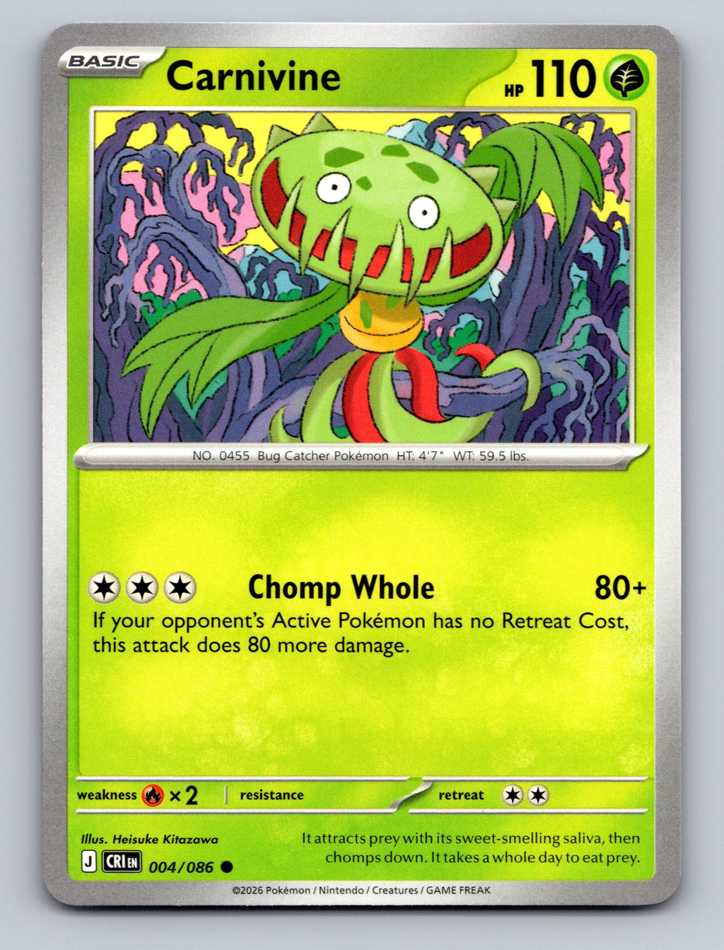 ME04: Chaos Rising #004/086 Carnivine