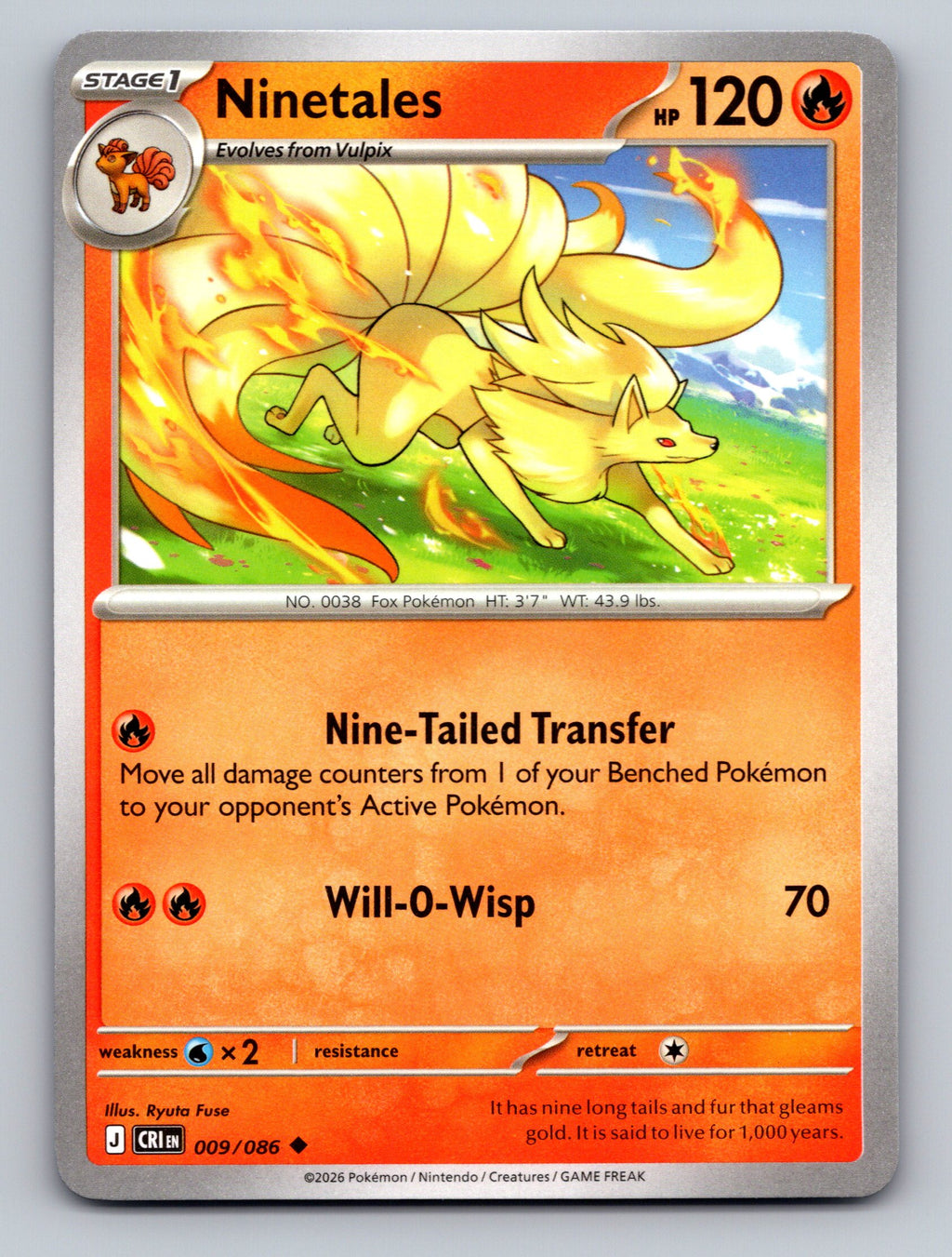 ME04: Chaos Rising #009/086 Ninetales