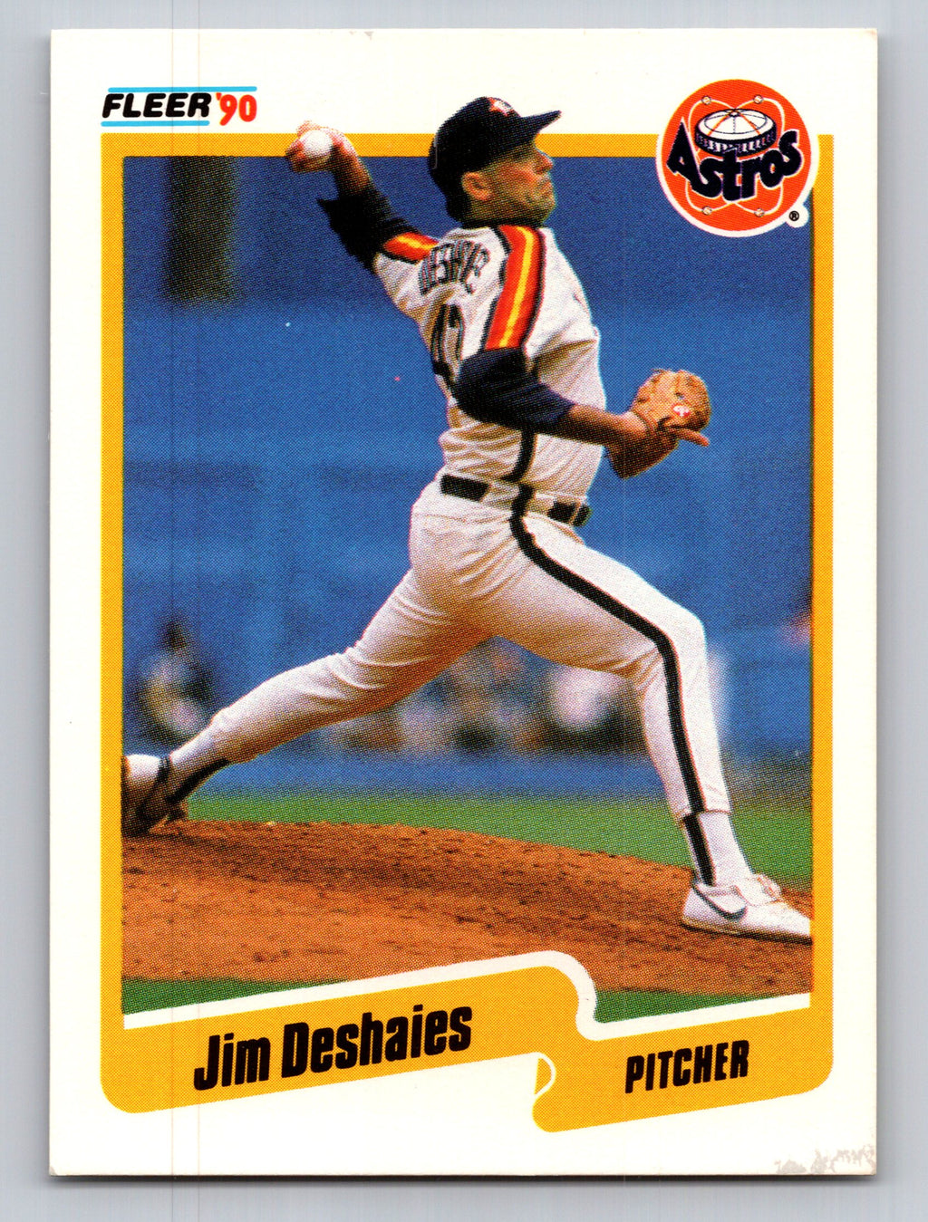 1990 Fleer #229b Jim Deshaies