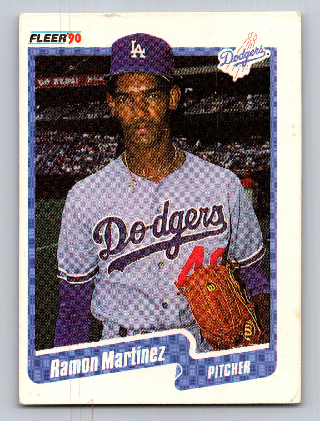 1990 Fleer #402b Ramon Martinez