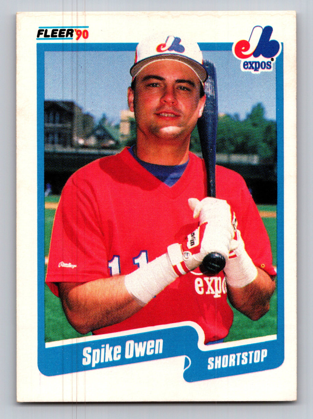 1990 Fleer #357b Spike Owen