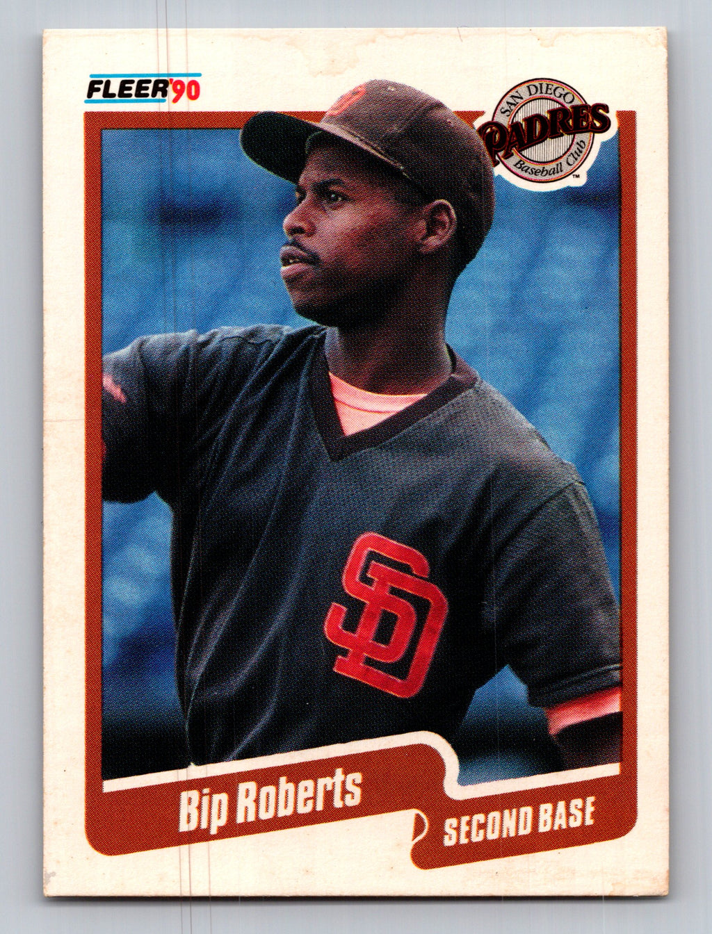 1990 Fleer #166b Bip Roberts