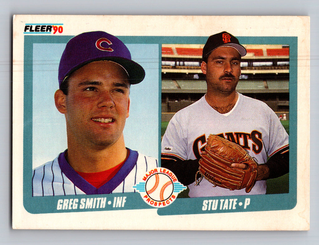 1990 Fleer #643 Greg Smith / Stu Tate