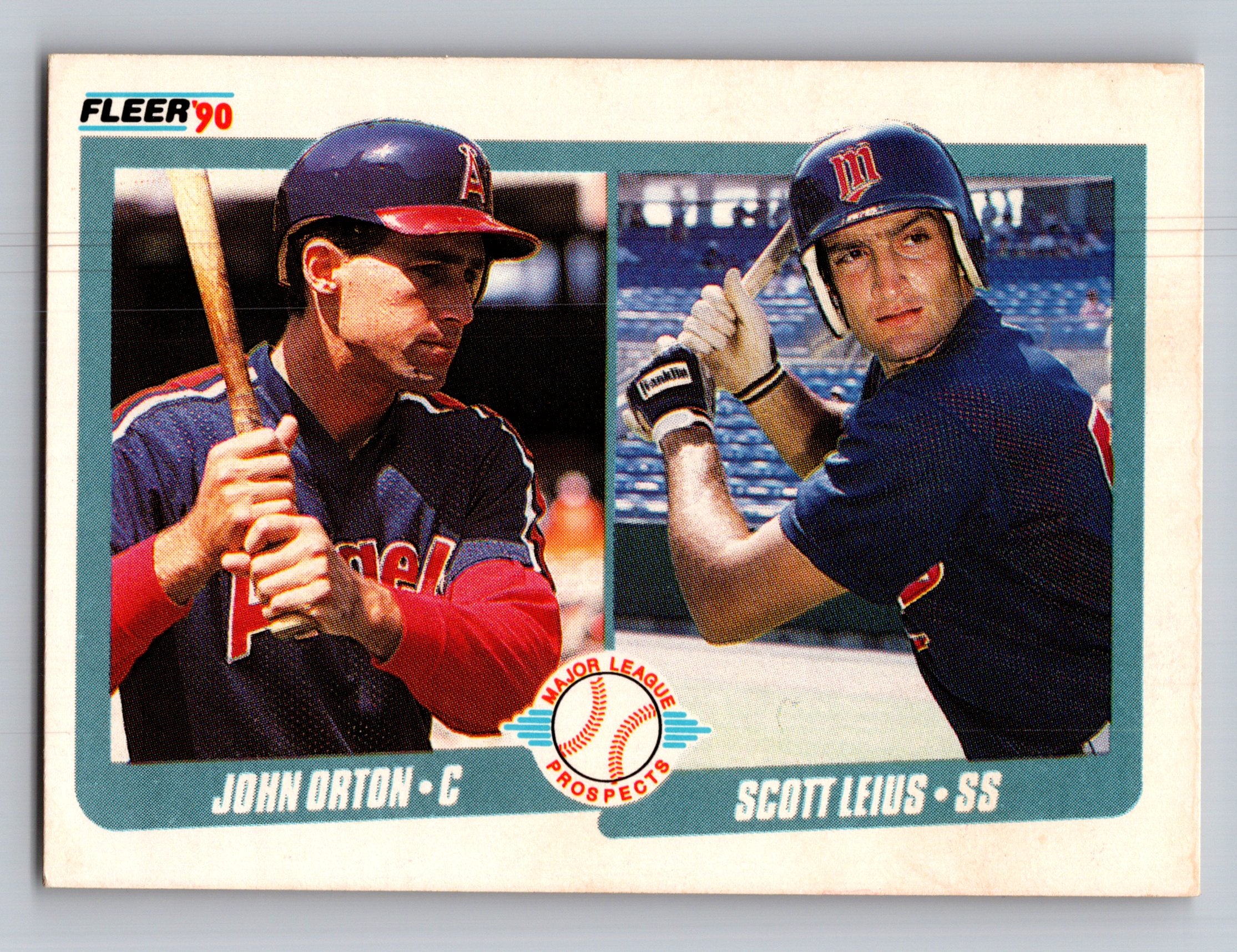1990 Fleer #647 John Orton / Scott Leius