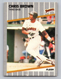 1989 Fleer #301 Chris Brown
