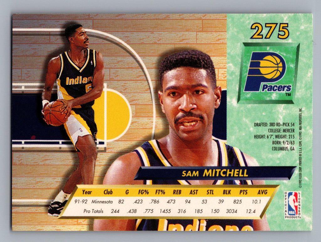 1992-93 Ultra #275 Sam Mitchell