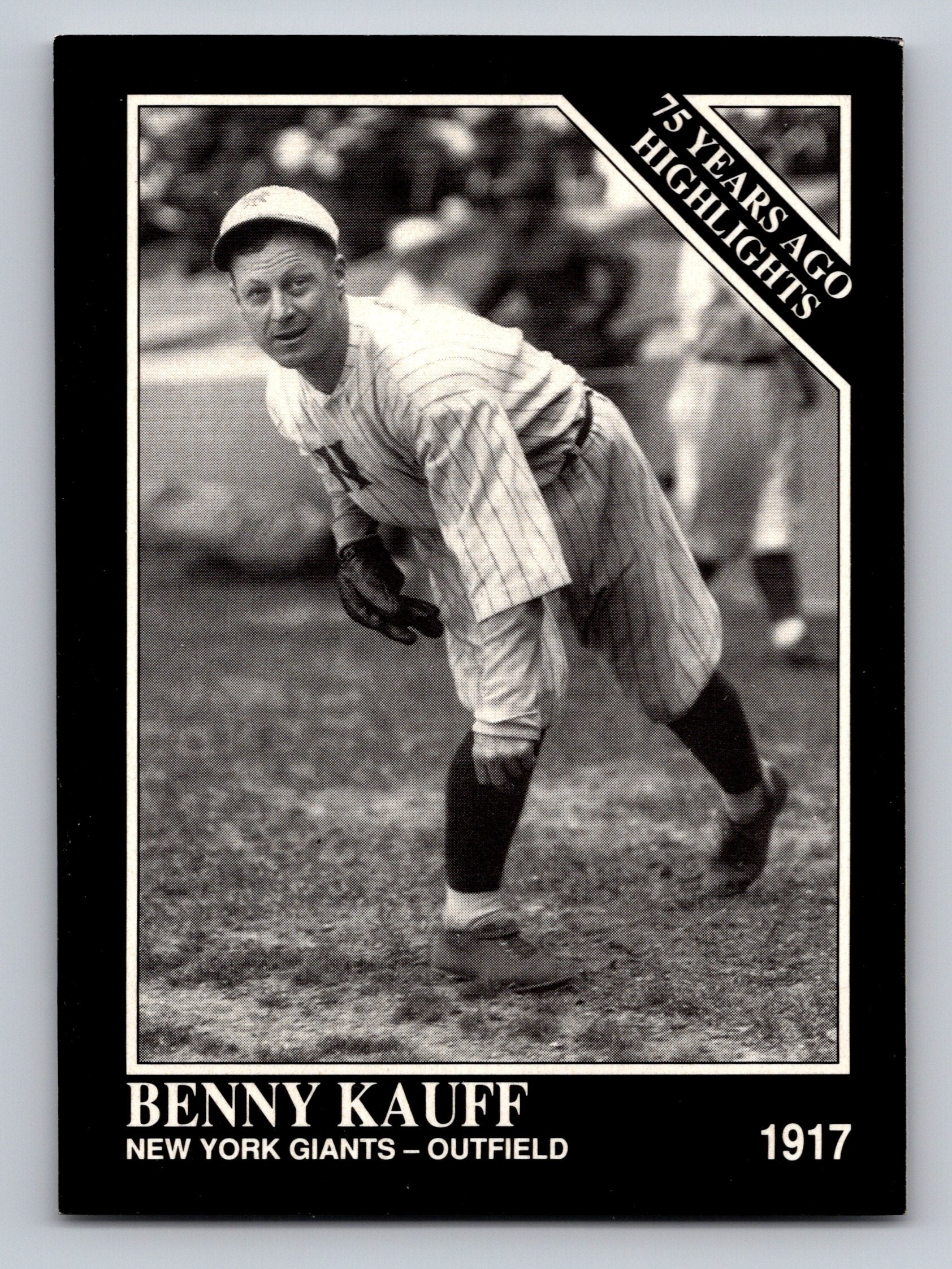 1992 Conlon Collection TSN #484 Benny Kauff