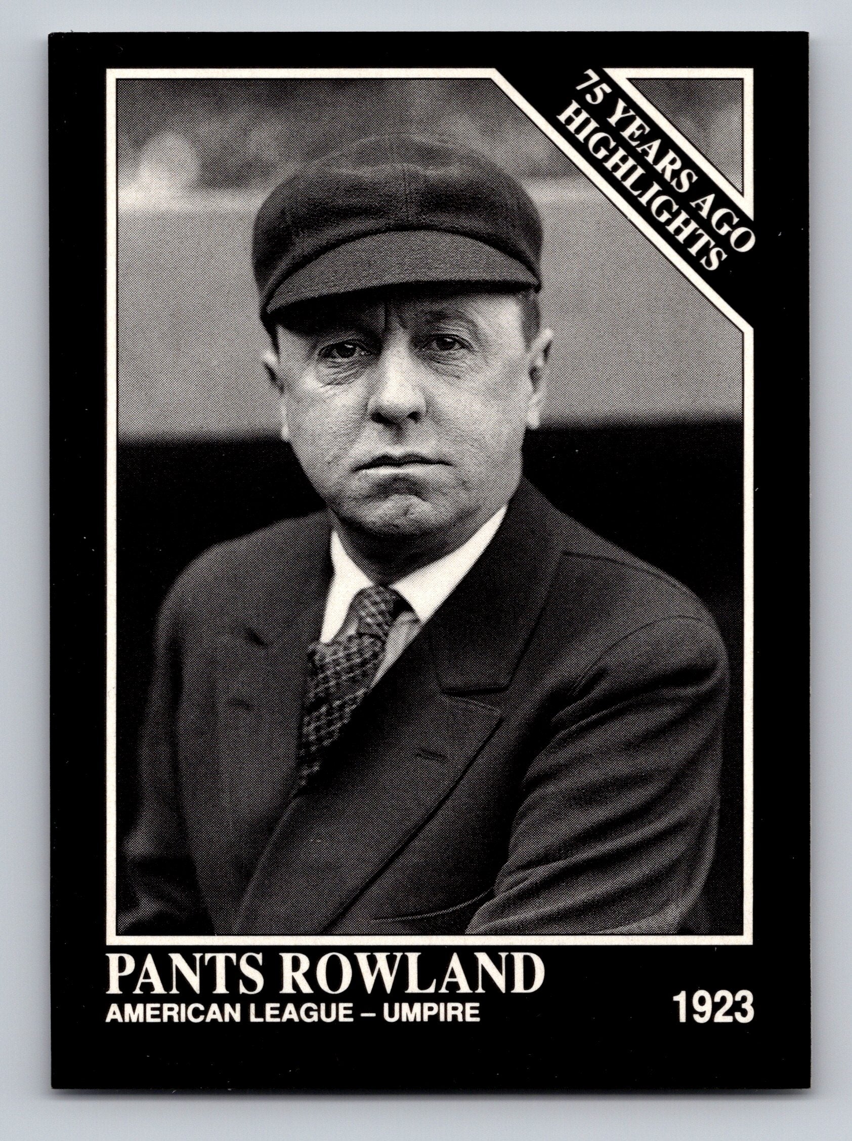 1992 Conlon Collection TSN #485 Pants Rowland