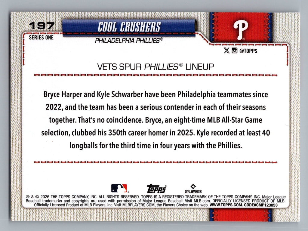 2026 Topps #197 Cool Crushers