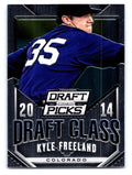 2014 Panini Prizm Perennial Draft Picks #7 Kyle Freeland 2014 Draft Class