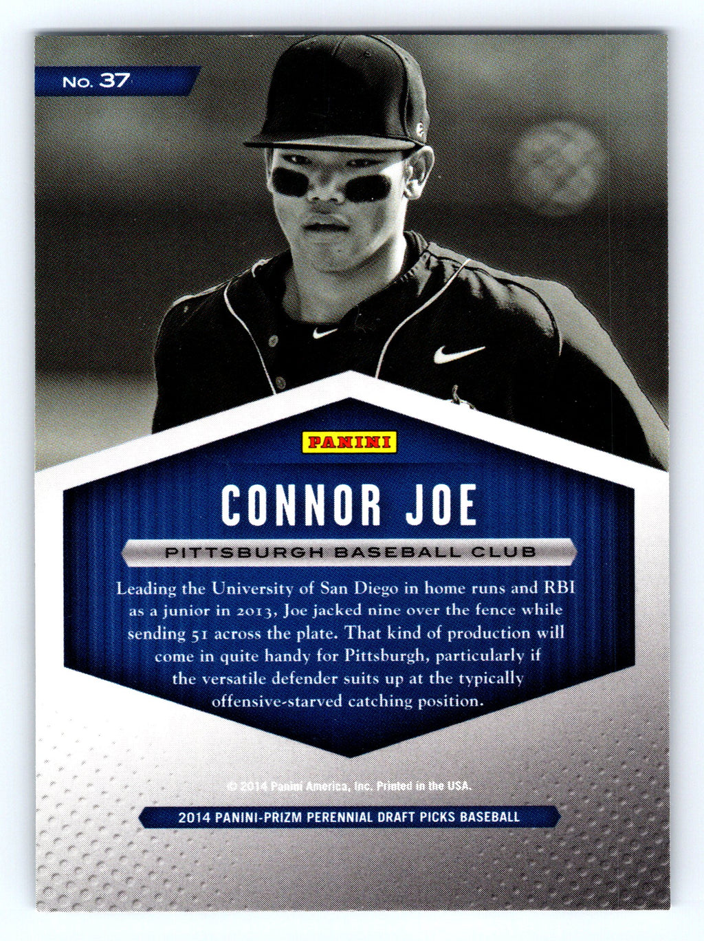 2014 Panini Prizm Perennial Draft Picks #37 Connor Joe 2014 Draft Class